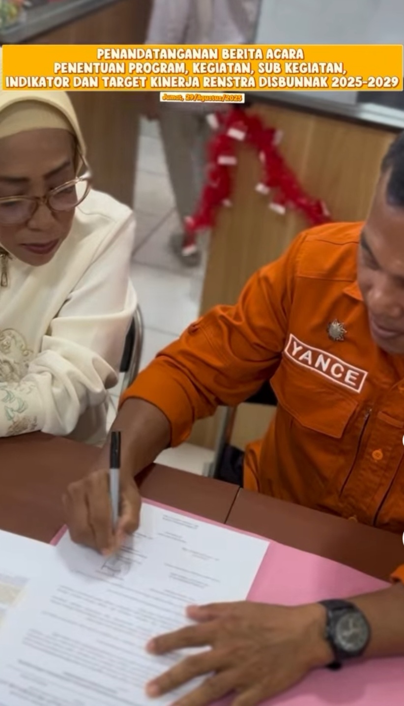 Penanda Tanganan Berita Acara